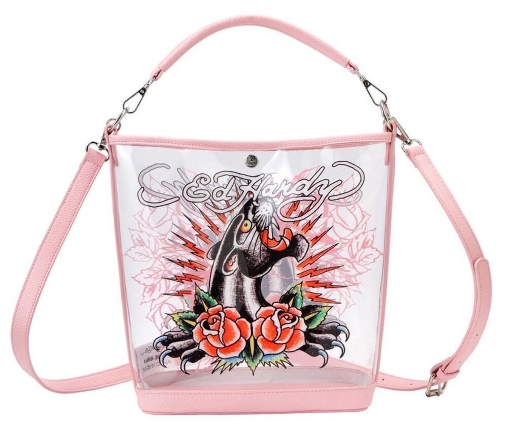 Ed Hardy Beach Bucket Tote or Crossbody
